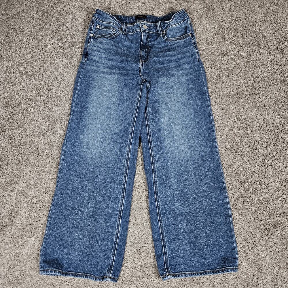 Quince Jeans Women's 30 Blue Luna Relaxed Straight Organic Cotton Blend Casual - Picture 1 of 11